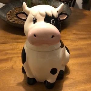 Pier 1 cow cookie jar